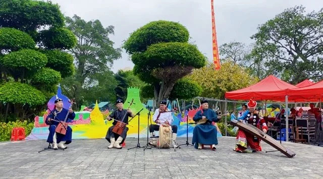 市级非遗代表性项目蒙古族呼麦展演现场