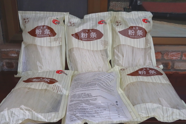 陕西佳县土豆粉条首次打入国外市场