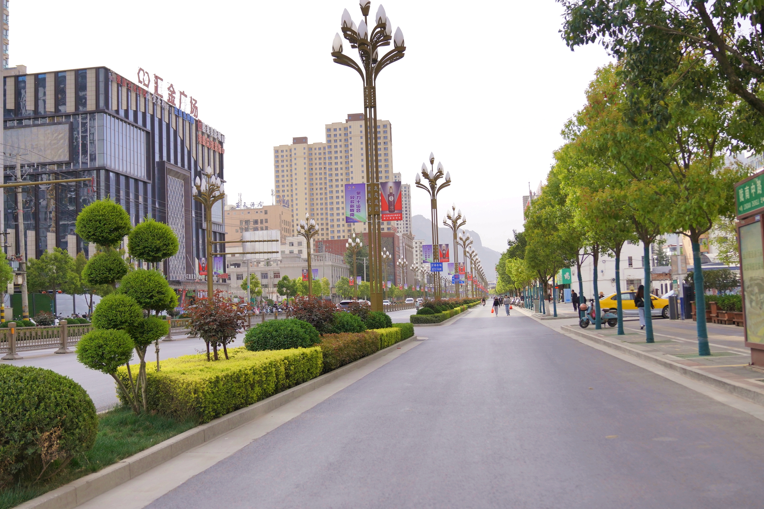 成縣隴南路多桿合一智慧路燈    劉建軍攝