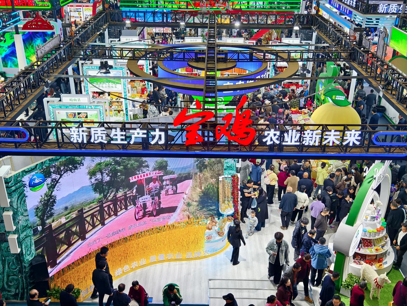 陈仓区新、特、优农产品亮相农高会